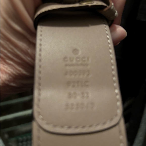 Authentic Gucci monogram belt. Never worn. Comes with dust bag & box. 80 cm - Picture 4 of 12